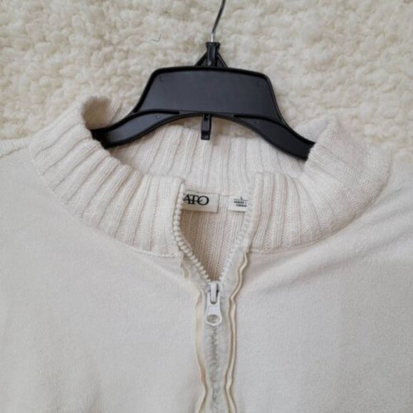 Cato Womens Jacket Large Full Zip Long Sleeve Polyester with stretch sleeves - Picture 3 of 8